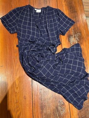 Virginia Dare Dress Co "Samantha" Dress, Navy, Women's Sm